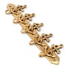 NKlaus 11601 Key Hook Anchor 5-Way Brass Gold 25 x