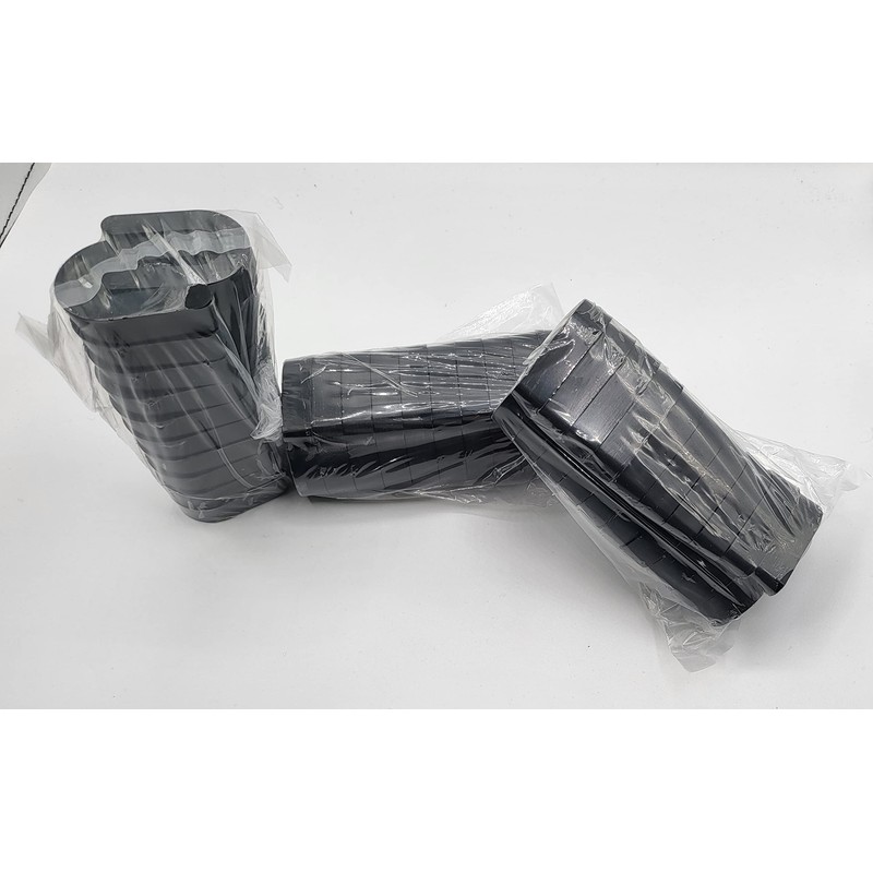 1/2" x 1-1/2" x 2" Black - Plastic Horseshoe Shims