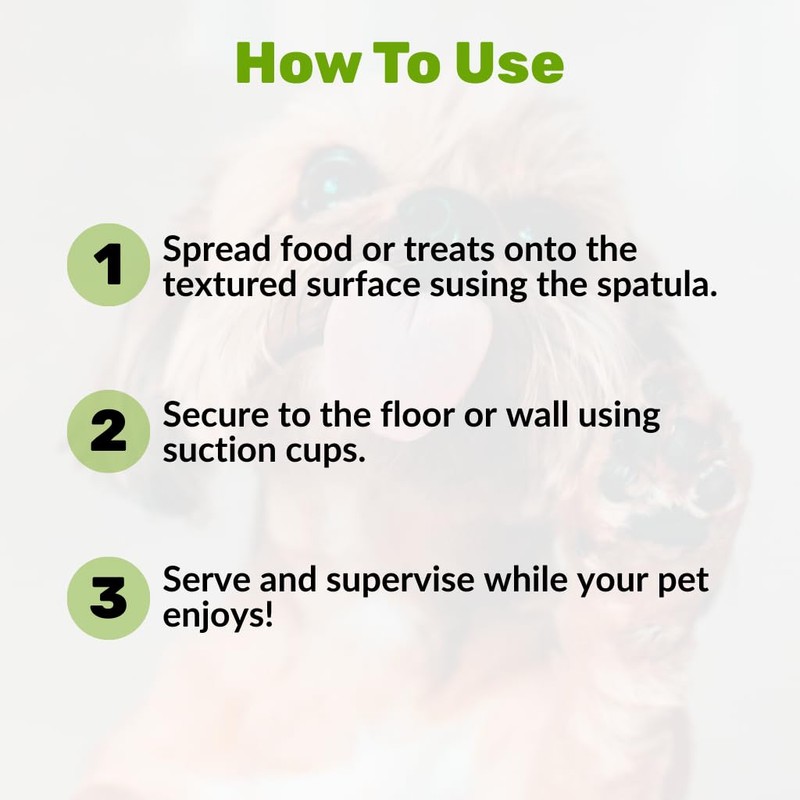 NutriPaw Lick Mat for Dogs | Calming Slow Feeder for
