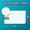 H4D 3x5 Index Card Holder with 100 Heavyweight Ruled Index