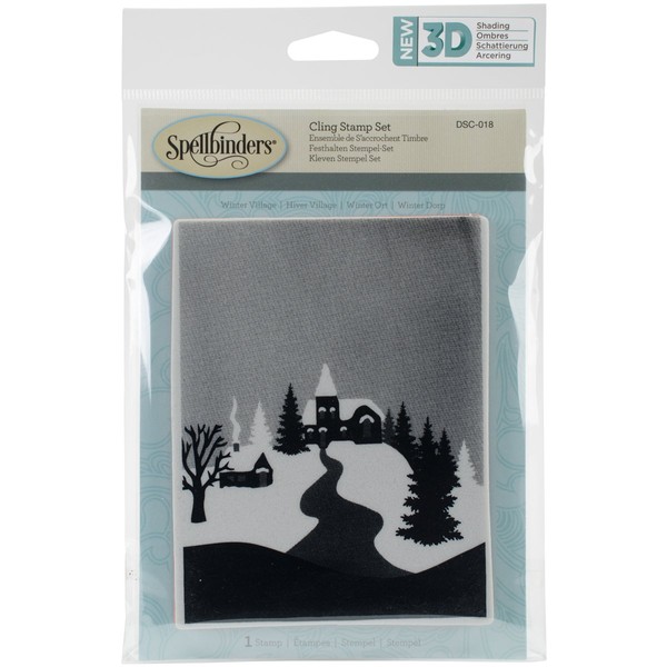 Spellbinders DSC-018 3D Shading Stamps Winter Village