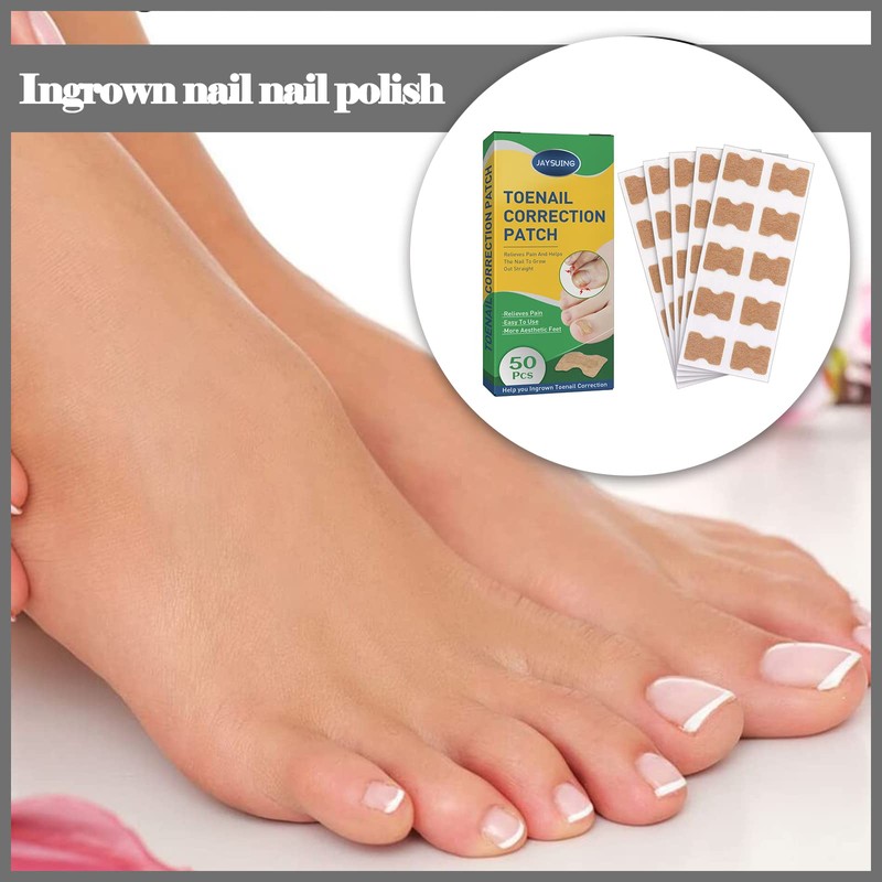 50 pieces toenail patch, toenail correction patch, corrector pedicure tools,