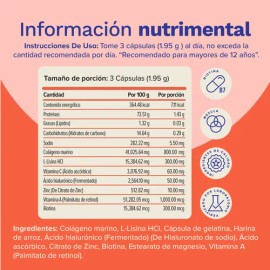 Nutravia Glow Hsn 7 En 1 90 Caps Colageno Marino Sin Ogm                                                                                              
