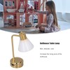 1:12 Scale Dollhouse Table Lamp LED Micro Metal Dollhouse Miniature