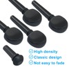 Piutouyar 4 Pcs Wooden Violin Tuning Pegs with Endpin Parts,