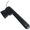 Horze Hoof Pick, with Brush, unisex, Black, One Size