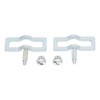 2pcs Exhaust Manifold Clamp Repair Kit Manifold Stud Clamp Replacement