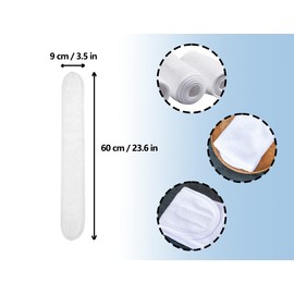 ZoeTekway Pack of 3 White Beauty Hairband Cosmetic Hair Accessories Adjustable Cosmetic Headband for Sports Yoga and Spa