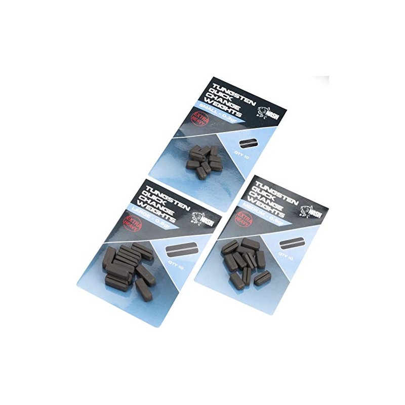 Nash Tungsten Quick Change Weights Small 0,3g T8704 Blei Bleie