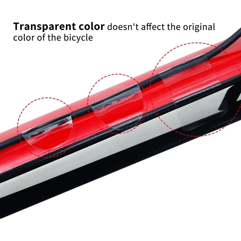 Road Bike Stand Protective Seal Bicycle Transparent Frame Protector Sticker