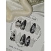 Snowflake [Handmade Nail Tip] Emily Nail - Mini Short Oval