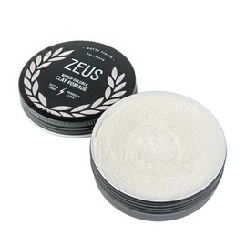 ZEUS Clay Pomade for Men, Matte Finish - Paraben Free - Extra Firm Hold Styling Clay Pomade (4.0 oz)