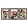 Frametory, 5x7 Trifold Picture Frame Hinged Photo Frames Three Folding