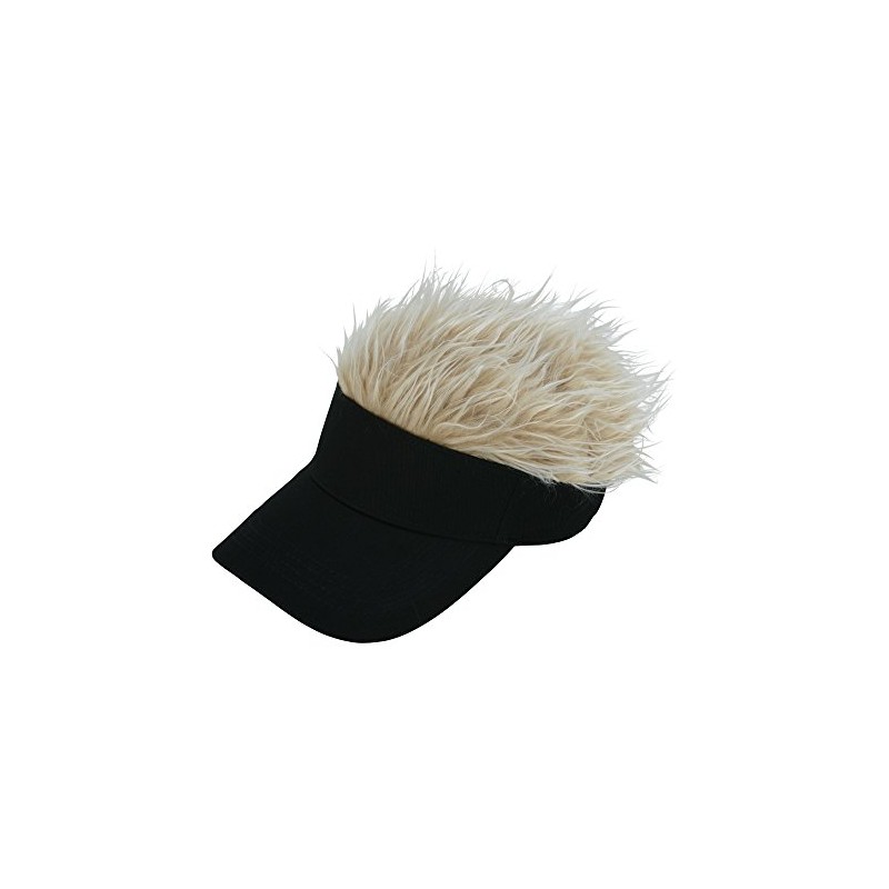 Light B-9 Men's Faux Hair Visors