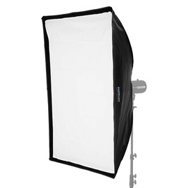 Fotodiox EZ-Pro 32x48in Quick Collapse Softbox Compatible with Select Speedotron (Black/Brown Line) Bayonet Mount Studio Flash Units