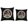 Lutefisk in Valhalla Gutsy Shield Maiden and Lutefisk Throw Pillow