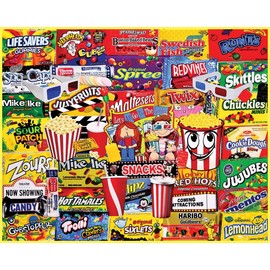 White Mountain - Movie Snacks - 1000 Piece Jigsaw Puzzle for Adults, Children, Grandparents