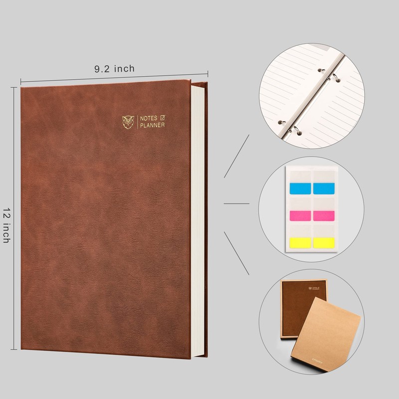 EMSHOI Undated Daily Planner - A4 Large To Do List