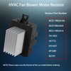 HVAC Fan Blower Motor Resistor with Connector Wire Harness Compatible
