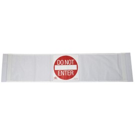 Secure Door Guard Safety Banner, 50" Width - Combination Stop Sign & Do Not Enter Sign - Wandering Prevention Aid for Dementia Patients