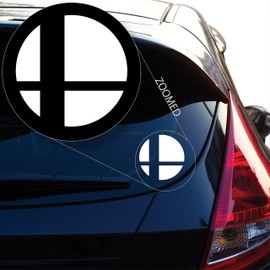 Yoonek Graphics Super Smash Bros Decal Sticker for Car Window, Laptop and More. # 524 (4