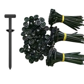 atnayo 150 Pcs Nylon Universal Cable Tie Buckle, Heavy Duty Self-Locking Zip Tie Clips for Quick Fastening