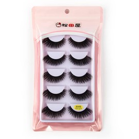 5 Pairs Mink Eyelashes Matsudaya G8 Series Super Dense Recital Stage Makeup Natural False Eyelashes Long Eyelashes Extension Fake Eyelashes Handmade (G808)
