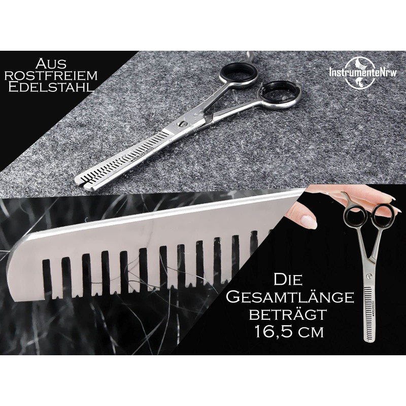 Effilierschere Haarschere 6 Zoll 16,5 cm aus rostfreiem Edelstahl