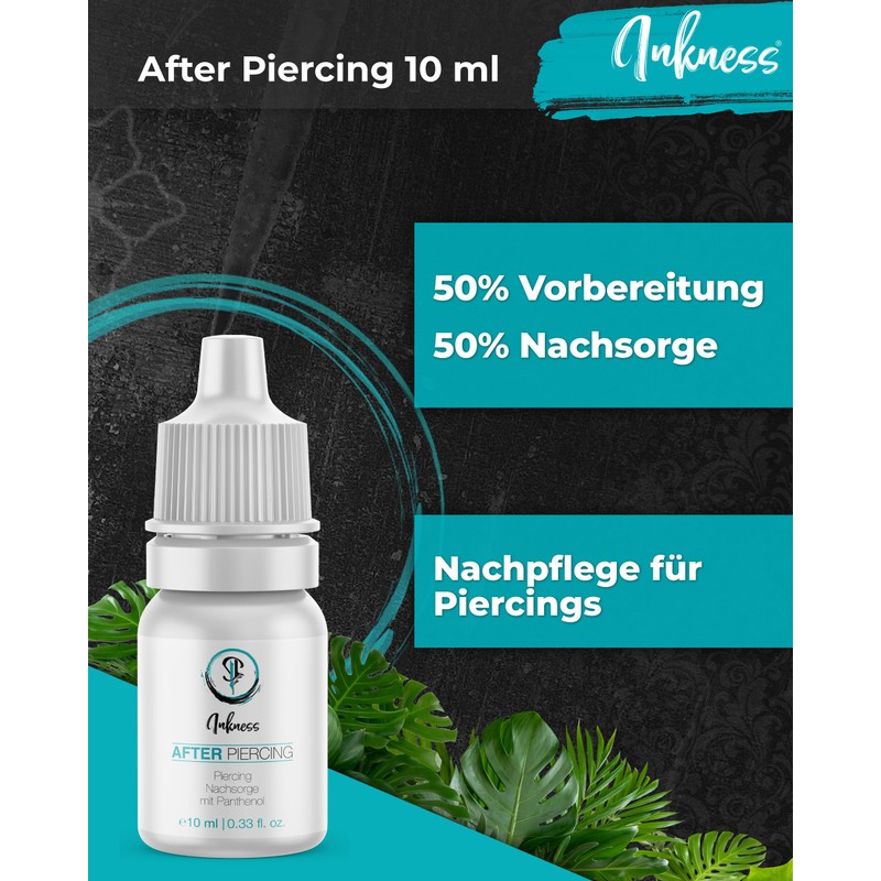 Inkness After Piercing Care Lotion 10 ml – Supports Piercing