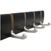 Harbour Housewares Wooden Wall Mount Coat Rack - 4 Foldaway