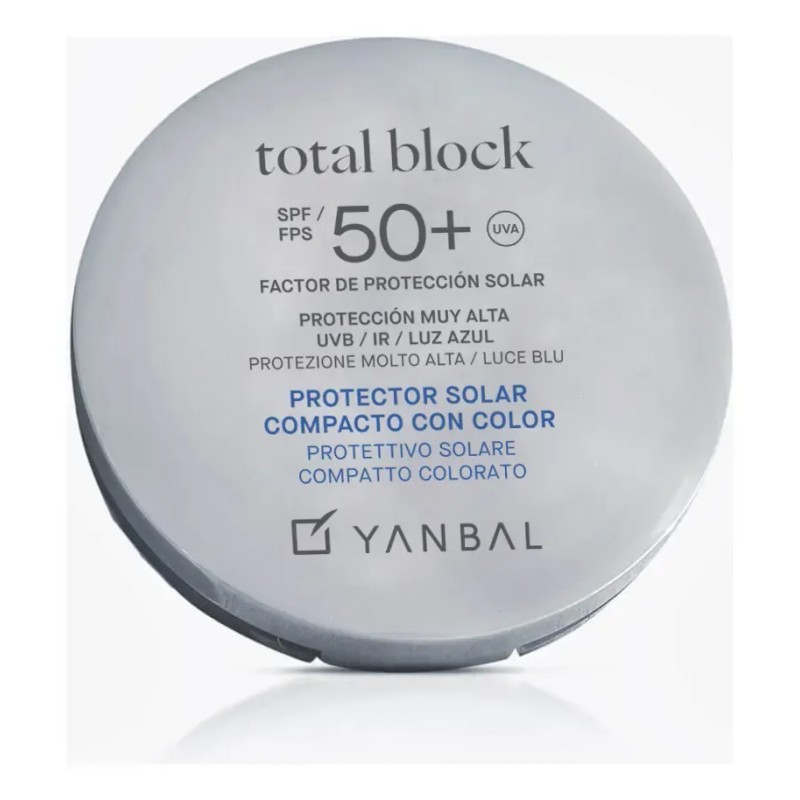 Protector Solar Compacto Color Nude Total Block Fps50 Yanbal