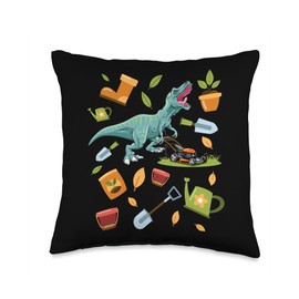 Lawn Mowing Costume Ideas & Lawn Mower Accessories Lawn Mower Dinosaur Costume Ideas Kids Toddlers & Lawnmower Throw Pillow, 16x16, Multicolor