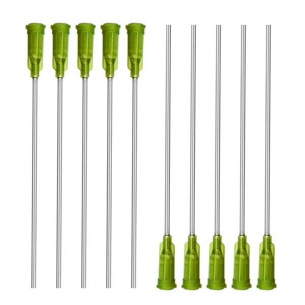 10Pcs 14 Gauge Industrial Blunt Tip 4 Inch Dispensing Needle
