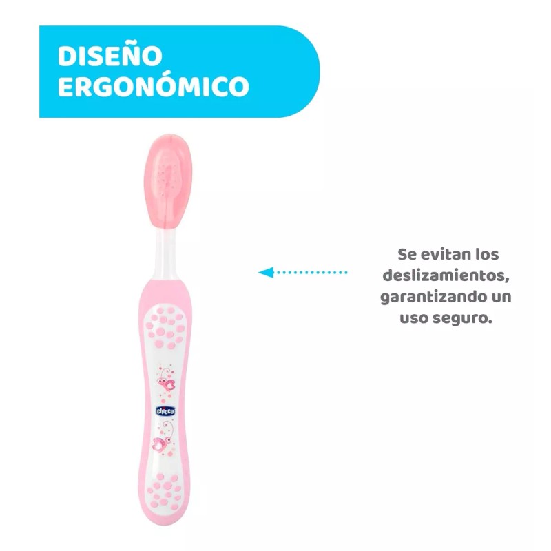 Chicco Paquete De Dos Pastas Fresa + Cepillo De Dientes