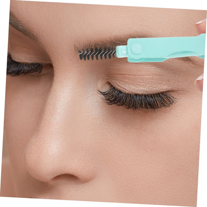 FOMIYES Eyebrow Grooming Tool Precision Tweezers Eyebrow Trimmer Comb for