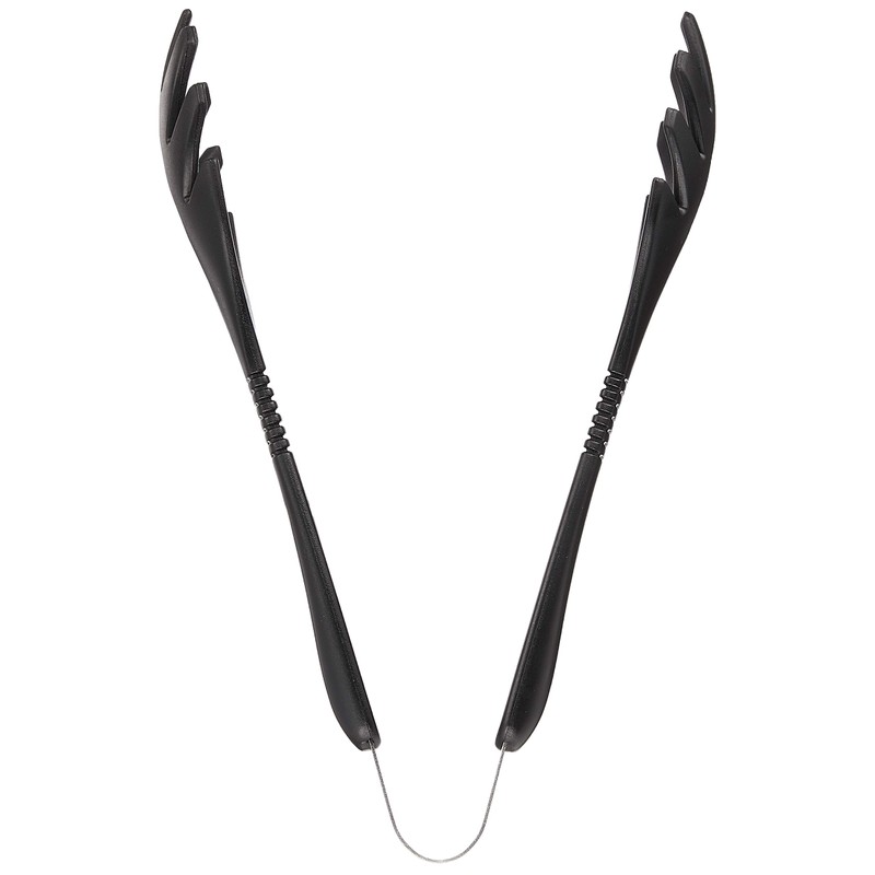 Suncraft Spaghetti Tongs, Made in Japan, Nylon, Melianti MA-40, Black,