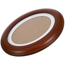 Luxshiny Oval Picture Frames 7 Inch Brown Oval Photo Frames Vintage Wall Hanging Victorian Picture Frame For Wall Mounting Home Decor Photo Gallery