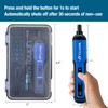 PowerTough 4v Mini Electric Cordless Screwdriver with 3-Gear Torque, 5Nm