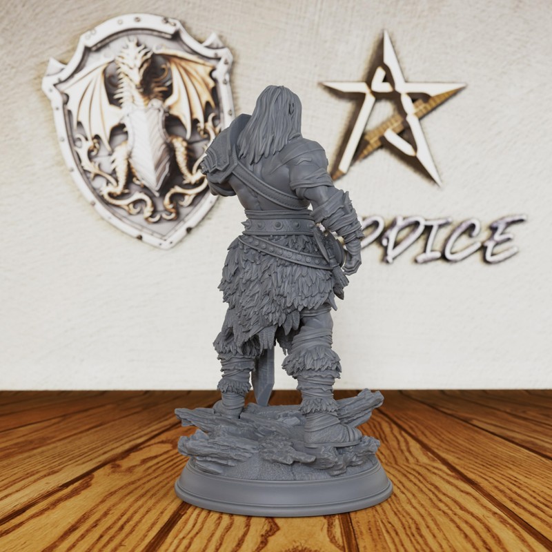 AUSPDICE 32mm Goliath Barbarian Command The Battlefield with a Massive