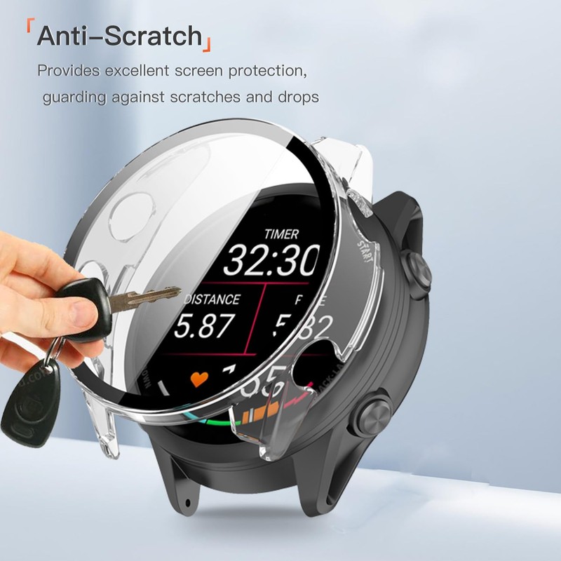Case Cover for Garmin Forerunner 570 47mm,Hard PC Protective Case