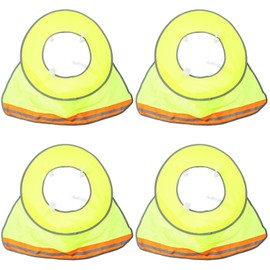 ULTECHNOVO 4pcs Hat Visor Cover Hard Hats Construction Hat Cover Hard Hat Brim Hard Hat Shade Full Brim Hard Hat Shade Cover Construction Hat Sun Shade Construction Helmet Elastic Spandex