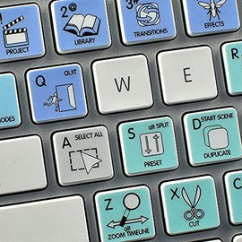 AVS VIDEO EDITOR GALAXY SERIES NEW KEYBOARD LABELS SHORTCUTS are COMPATIBLE with APPLE