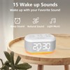 Plug in Sound Machine with Alarm Clock for Bedrooms 30