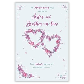 ICG Sister and Brother in Law Anniversary Card 8571