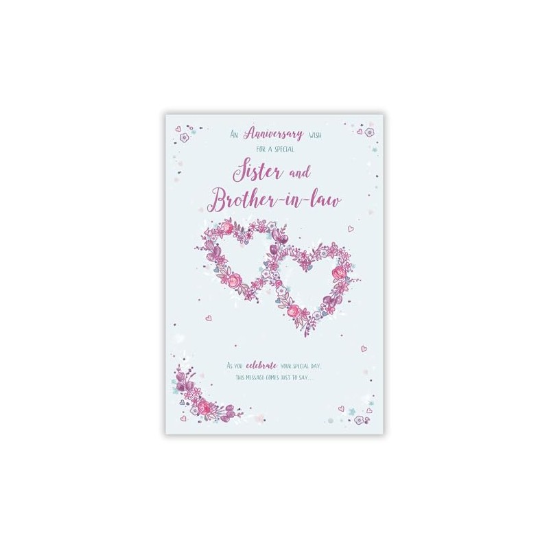 ICG Sister and Brother in Law Anniversary Card 8571