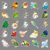 50 Pcs Parrot Stickers for Kids Teens Adults Boys Girls