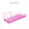 EXPUTRAN Acrylic Desk Organizer 4-Piece Desk Kit + Free Complimentary