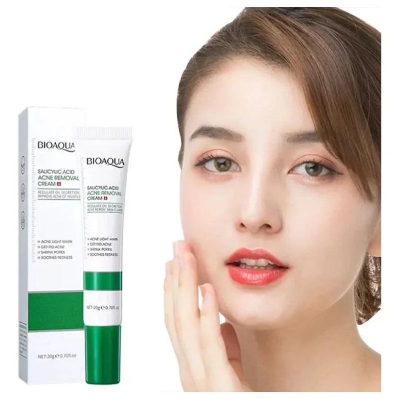 Crema Ácido Salicílico Bioaqua Control Acné Piel Grasa