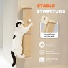 PETKARAY Wall Mounted Cat Scratcher, 30" Large Sisal Cat Scratcher