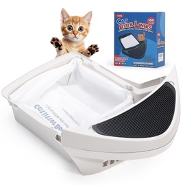 KONE 100 Pack Litter Box Robot 3 and 4 Waste Bags, Self-cleaning Cat Litter Box Liner Bags, Automatic Litter Box Liners, Waste Drawer Liners for Heavy Duty 9-11 Gallons